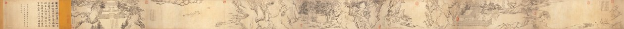 Illustrasjon til det andre prosadiktet på den røde klippen av Qiao Zhongchang