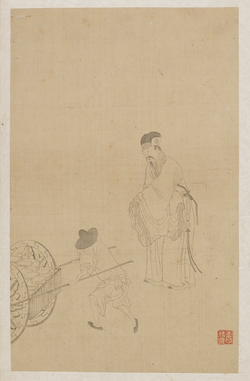 Figurer av Qing Dynasty Chinese School