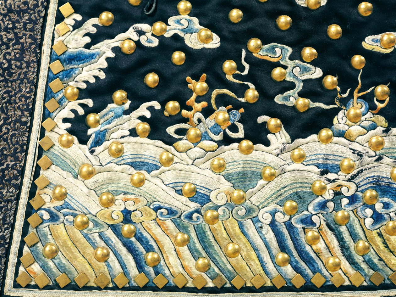 Sjeldne keiserlige vaktmanns seremonielle uniform, Qianlong / Jiaqing-perioden av Qing Dynasty Chinese School