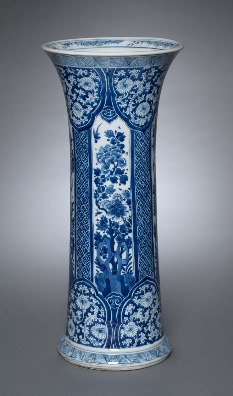 Vase med omslag, 1662-1722 av Qing Dynasty Chinese School