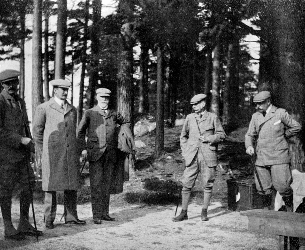 Hertugen av Connaught og hans skuddfest, 1908. av Queen Alexandra