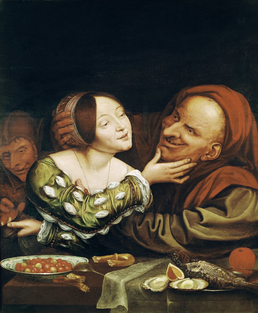 Ulik kjærlighet eller, The Mismatched Couple av Quentin Massys or Metsys