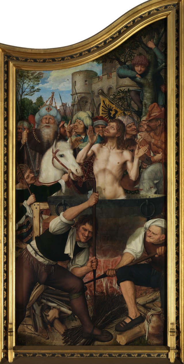 Altertavle til snekkerlauget (olje på panel) av Quentin Massys or Matsys