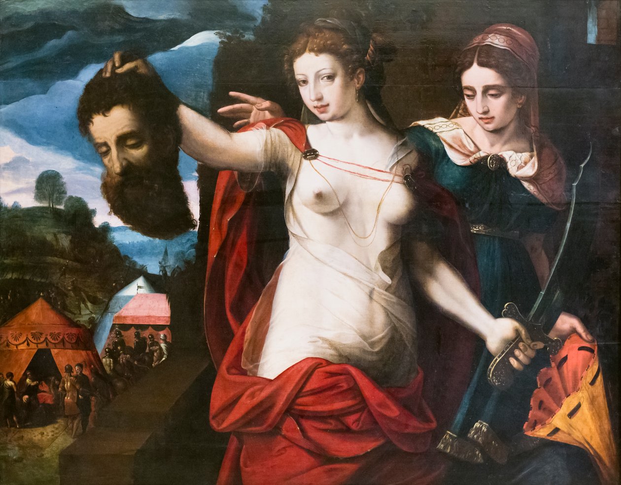 Judith med hodet til Holofernes av Quentin Massys or Matsys