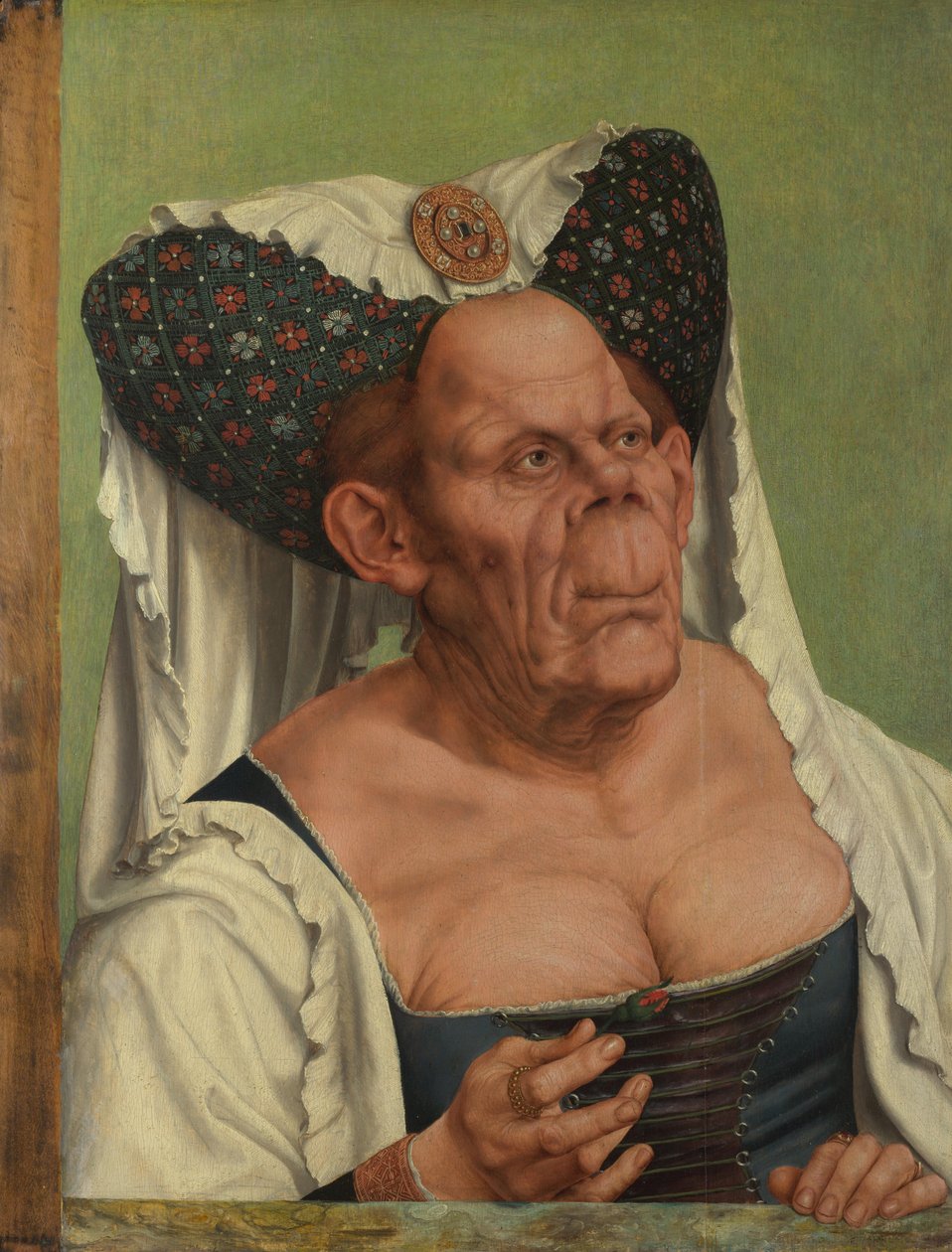 En gammel kvinne Den stygge hertuginnen, ca. 1513 av Quentin Massys or Metsys