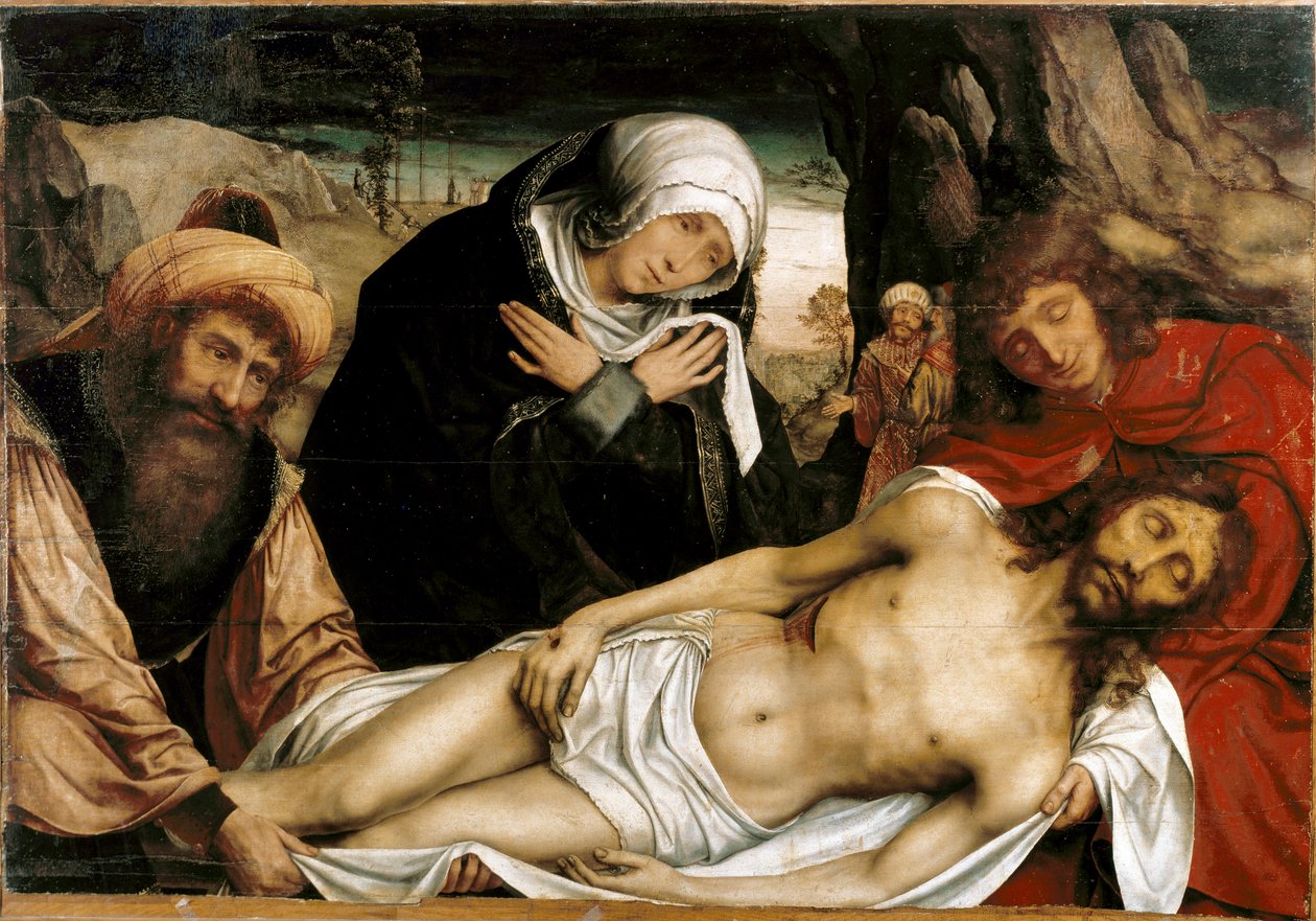 Pieta-maleri av Quentin Metsys (1466-1530) Gaeta, Museo Diocesano av Quentin Massys or Metsys