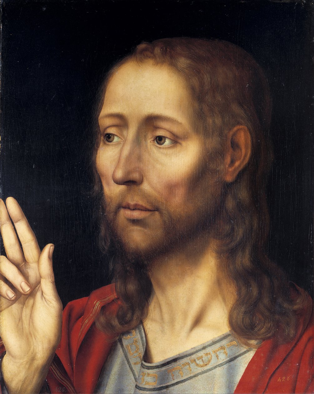 Salvator Mundi, verdens frelser av Quentin Massys or Metsys