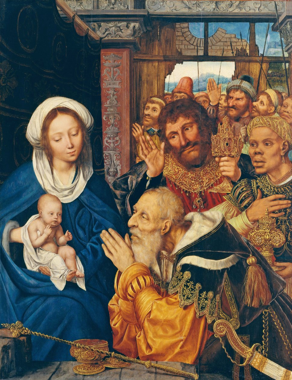 The Adoration of the Magi, 1526 av Quentin Massys or Metsys