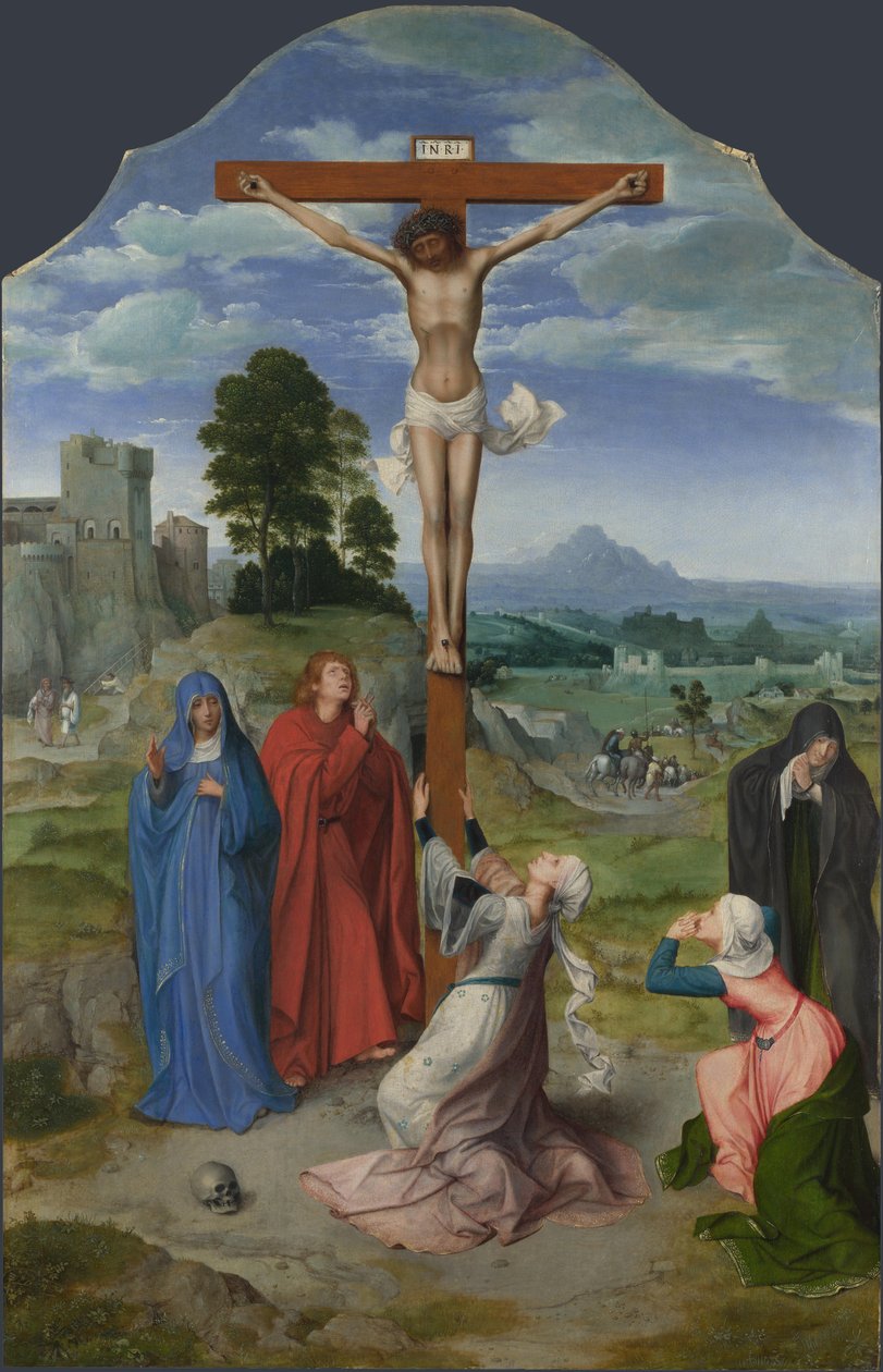 Korsfestelsen, ca 1515 av Quentin Massys or Metsys