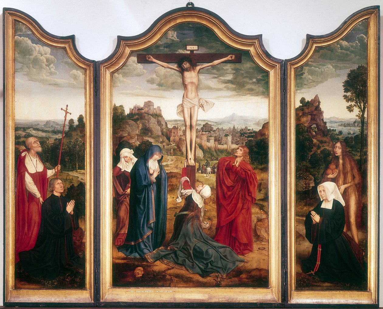 Triptych, c1486-1530 av Quentin Metsys I