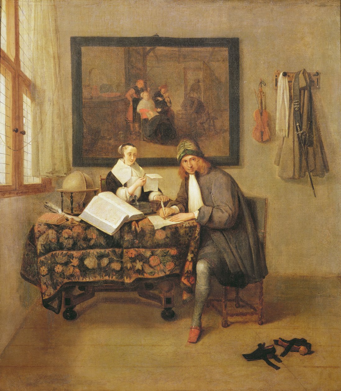 Det ivrige livet, 1662 av Quiringh Van Brekelenkam