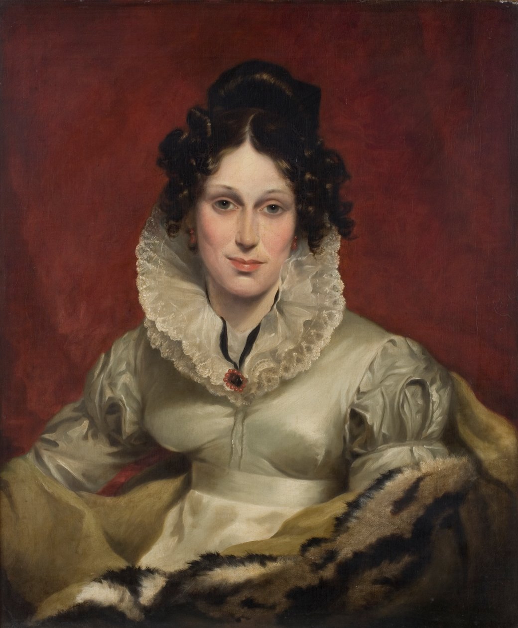 Frøken Barnes, 1823 av R. Brown