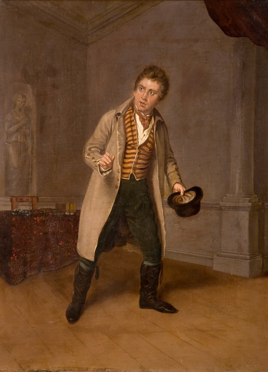 John Emery som Tyke i Thomas Mortons 'The School of Reform' av R. Robinson