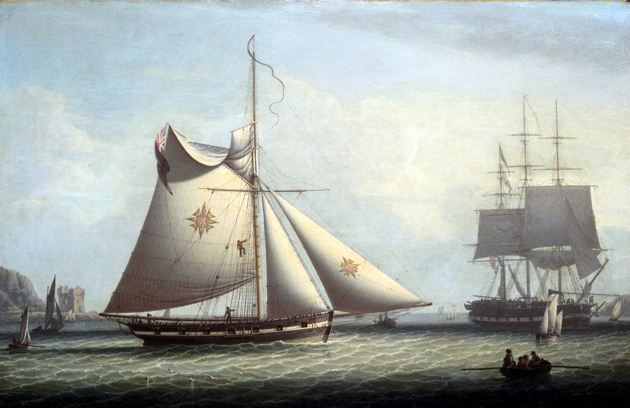 En maltesisk kutter, ca. 1780 av R. Saloman