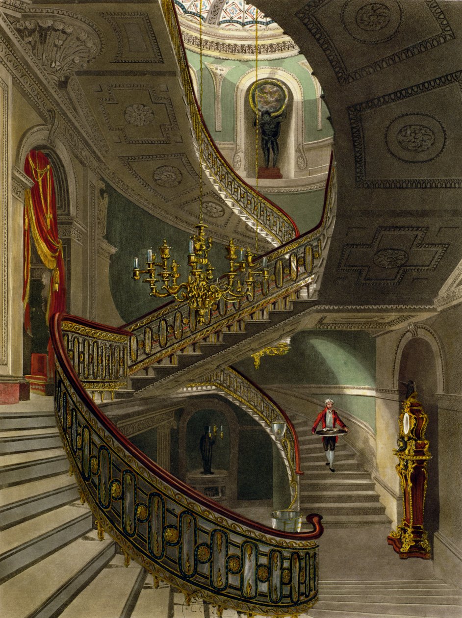 The Grand Staircase, Carlton House av R.G. Reeve