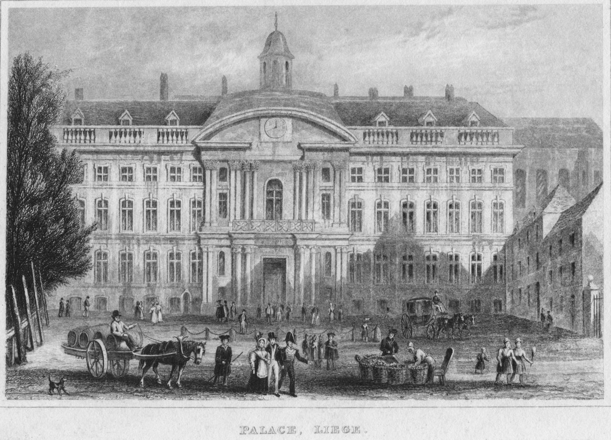 Palace, Liège, 1850 av R. Brice
