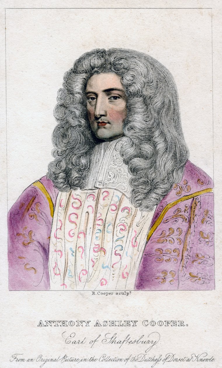 Anthony Ashley-Cooper, jarl av Shaftesbury. av R. Cooper
