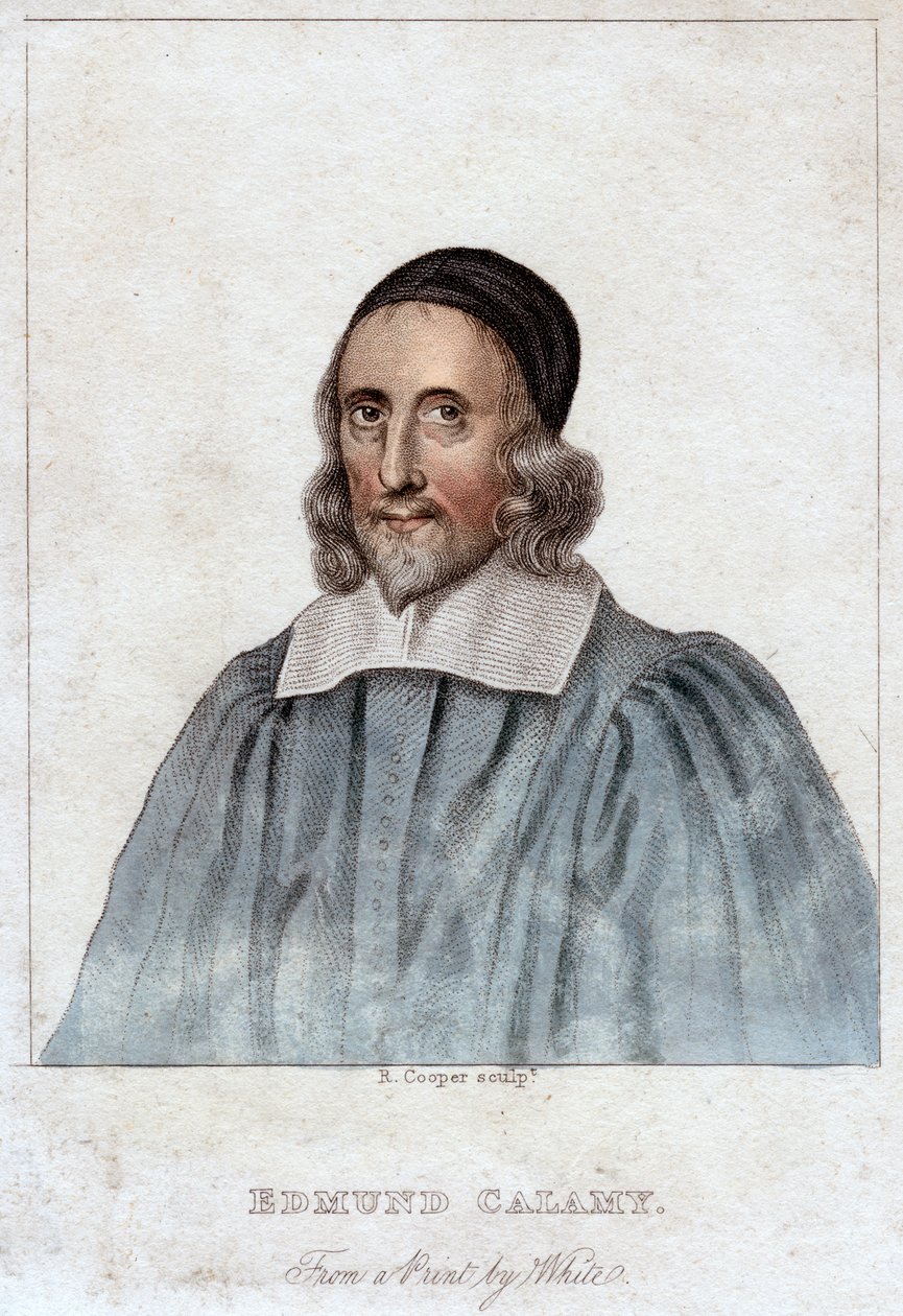 Edmund Calamy den eldste, engelsk presbyteriansk kirkeleder fra 1600-tallet, tidlig på 1800-tallet. av R. Cooper