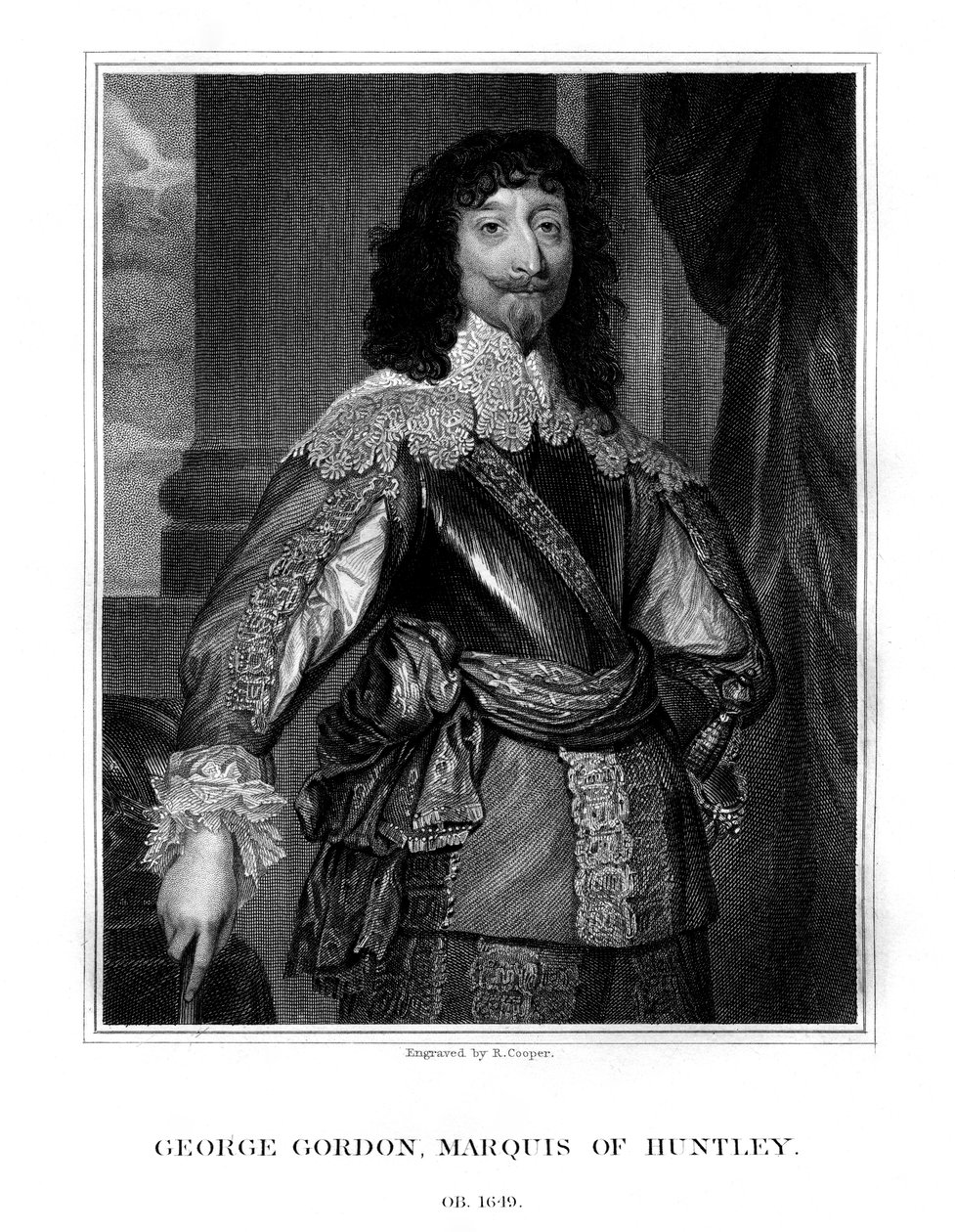 George Gordon, 2nd Marquess of Huntly, 1823. av R. Cooper