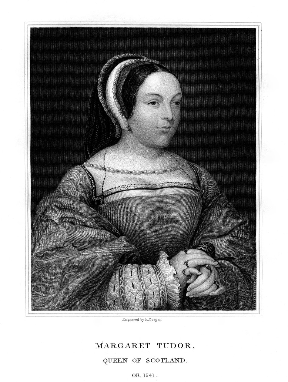 Margaret Tudor, dronning av Skottland, 1825. av R. Cooper