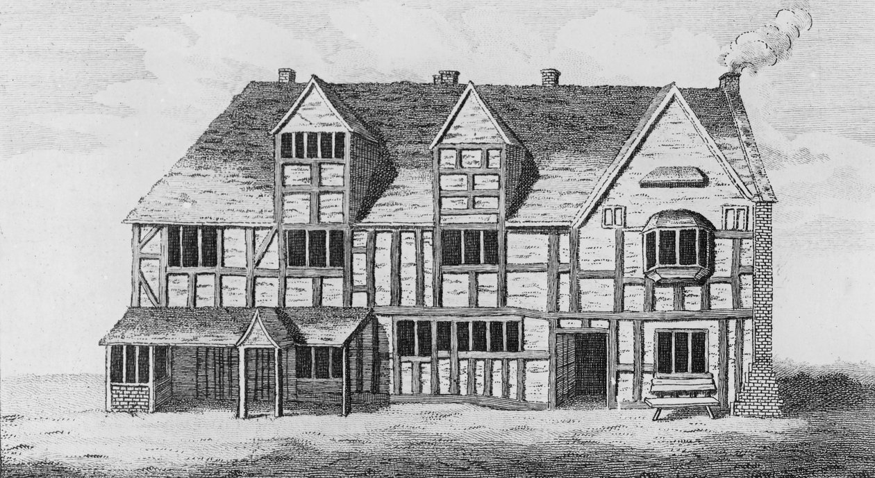 Huset i Stratford-upon-Avon der Shakespeare ble født av R. Greene