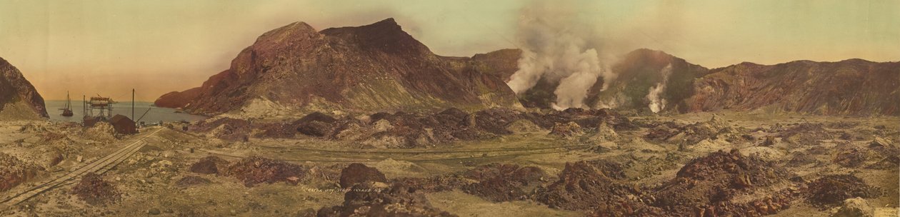Kraterbukta, White Island, New Zealand av R. P. Moore