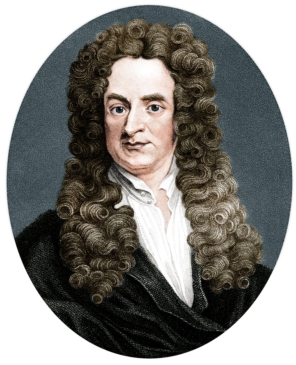 Isaac Newton , engelsk matematiker, astronom og fysiker, 1818 av R. Page
