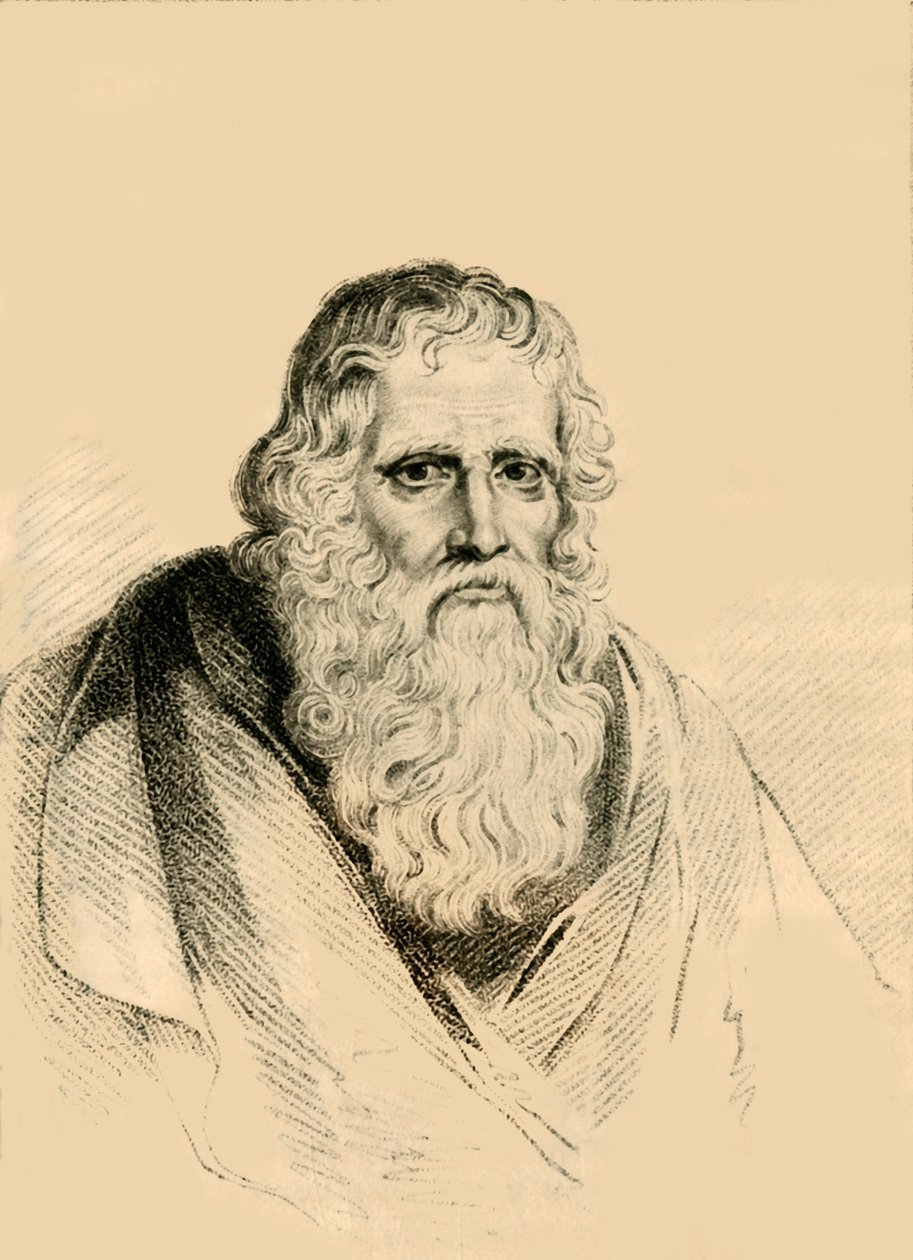 Thomas Parr, som døde i en alder av 152 år, 1821. av R. Page