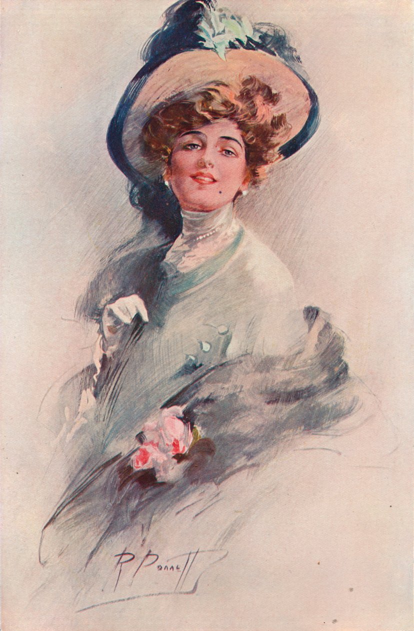 En studie i farger, c1908 av R. Ponnett