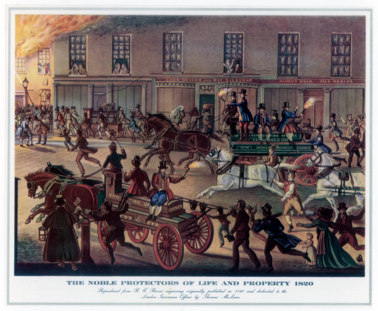 The Noble Protectors of Life and Property, 1820. av R. Reeves