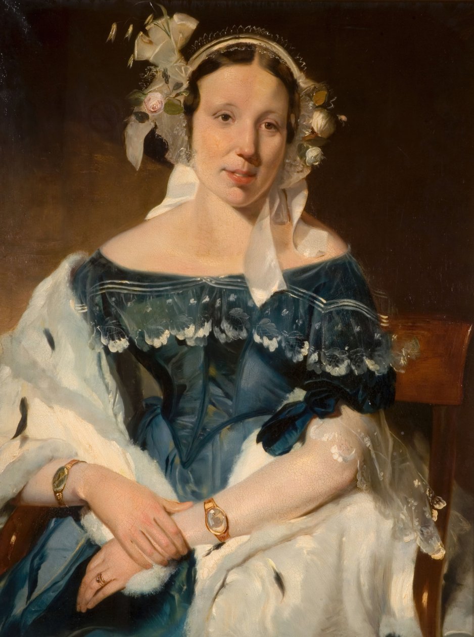 Portrett av en kvinne, 1830. av R. T. Bott
