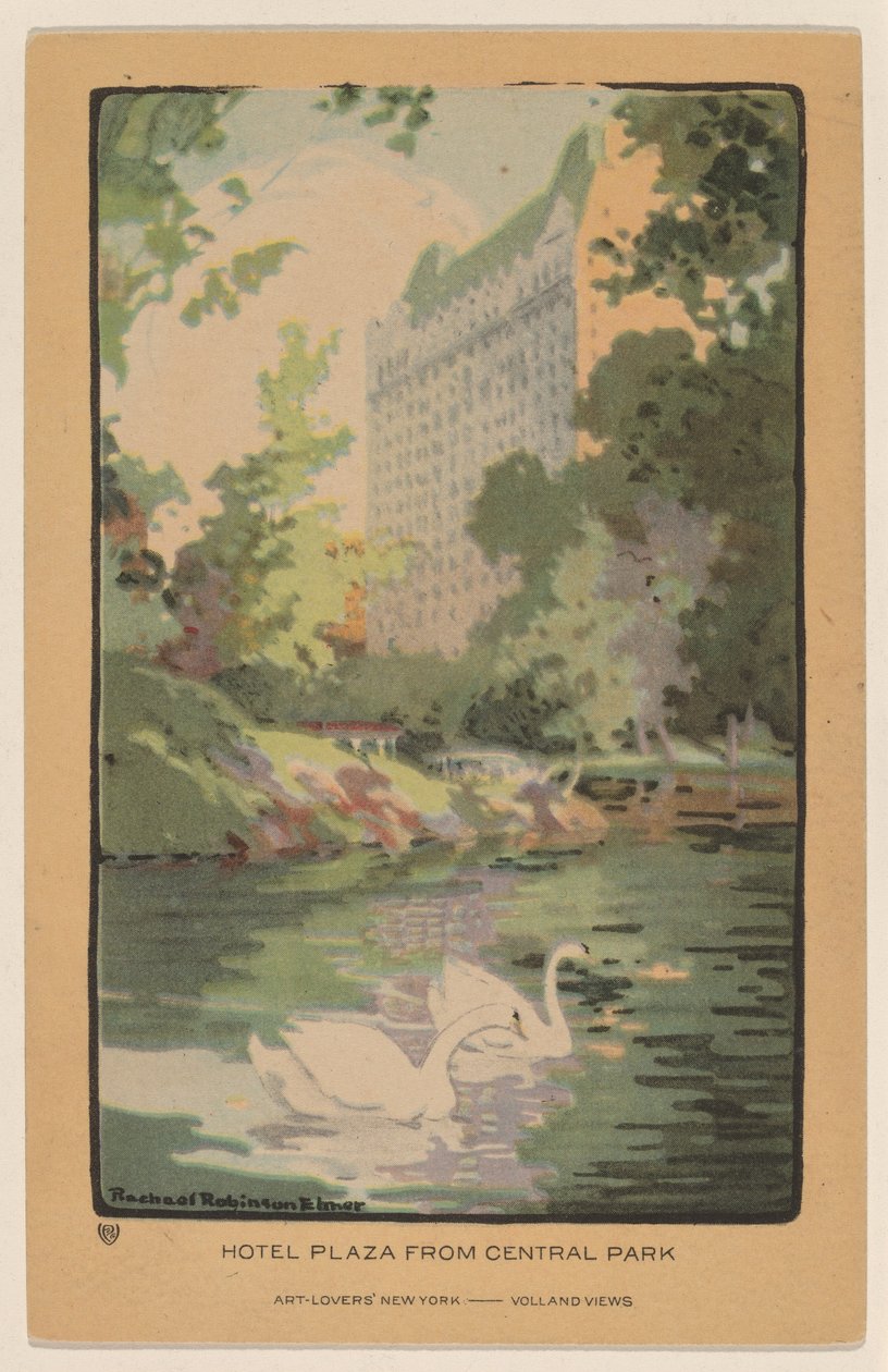 Hotel Plaza fra Central Park av Rachael Robinson Elmer