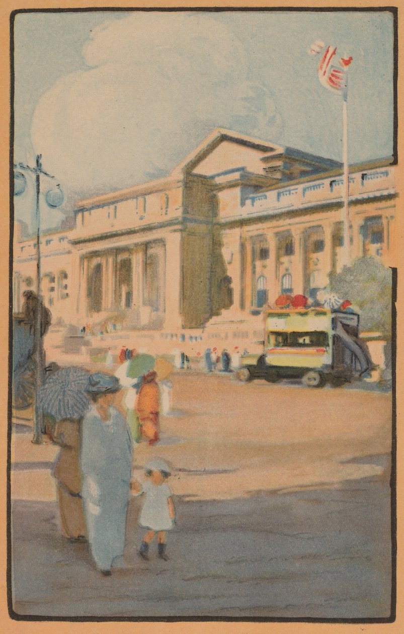 New York Public Library, 1914. av Rachael Robinson Elmer