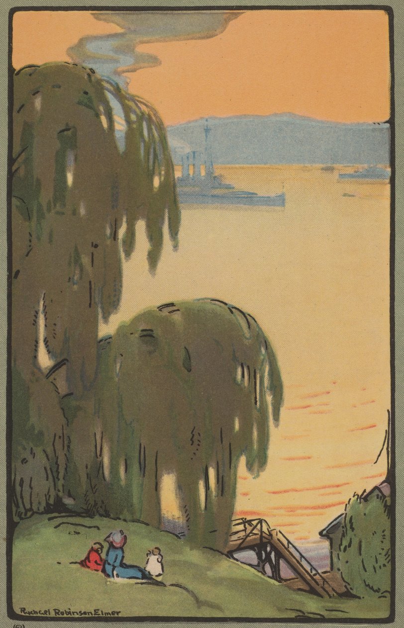 Hudson fra Riverside Drive, 1914. av Rachael Robinson Elmer