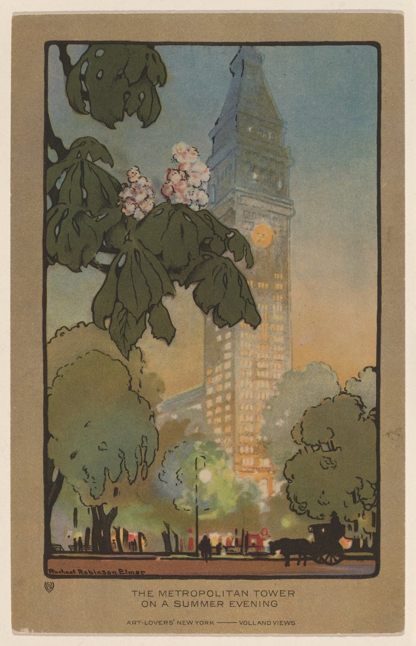 Metropolitan Tower på en sommerkveld av Rachael Robinson Elmer