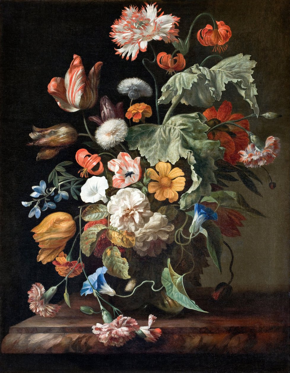 Stilleben med blomster av Rachel Ruysch