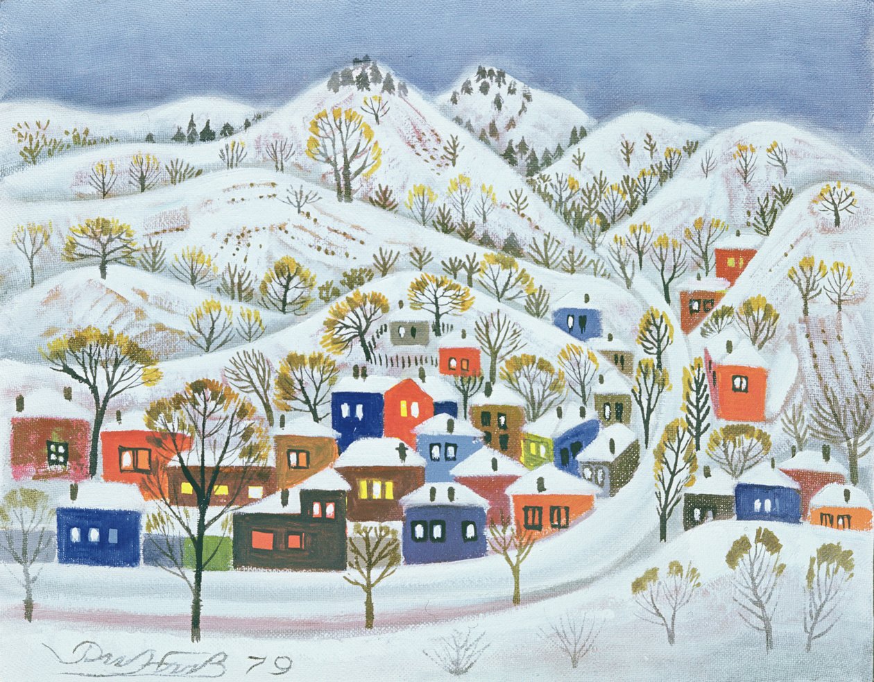 Vinter, 1979 av Radi Nedelchev