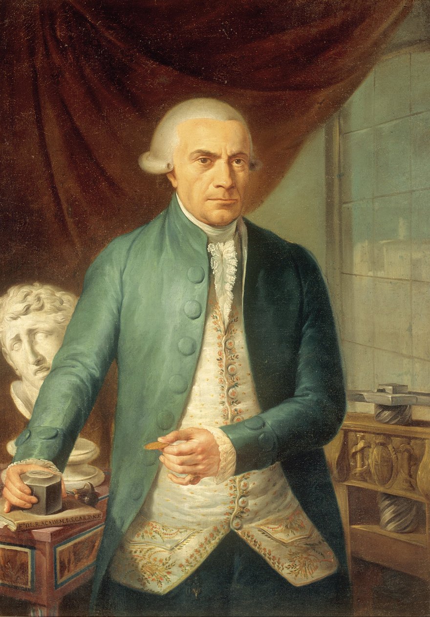 Portrett av Gerónimo Antonio Gil av Rafael Ximeno y Planes