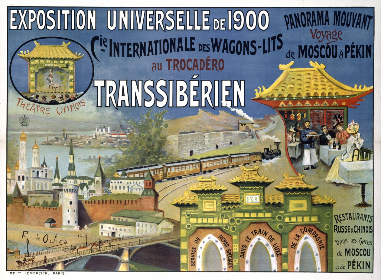 Verdensutstilling 1900. Compagnie Internationale des Wagons-Lits, 1900. av Rafael de Ochoa y Madrazo