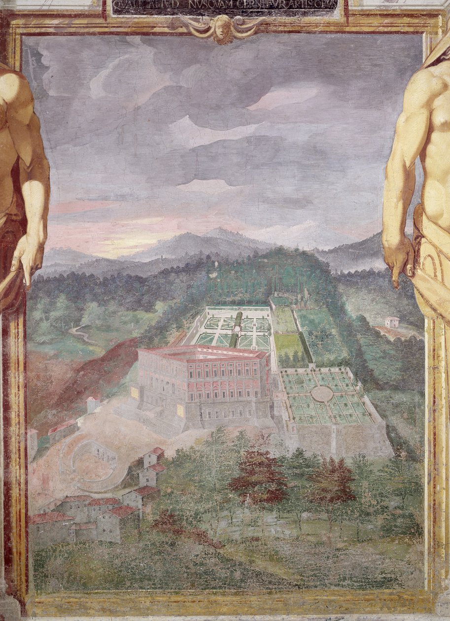 Villa di Caprarola, fra Loggiaen til Villa Lante, 1568 av Raffaellino da Reggio