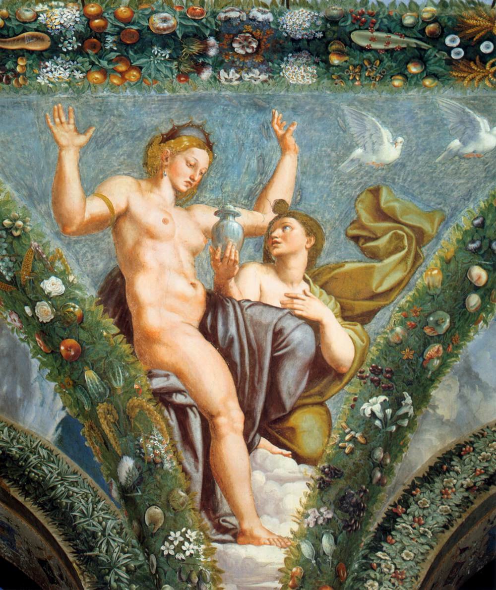 Venus og psyke av Raffaello Sanzio Raphael
