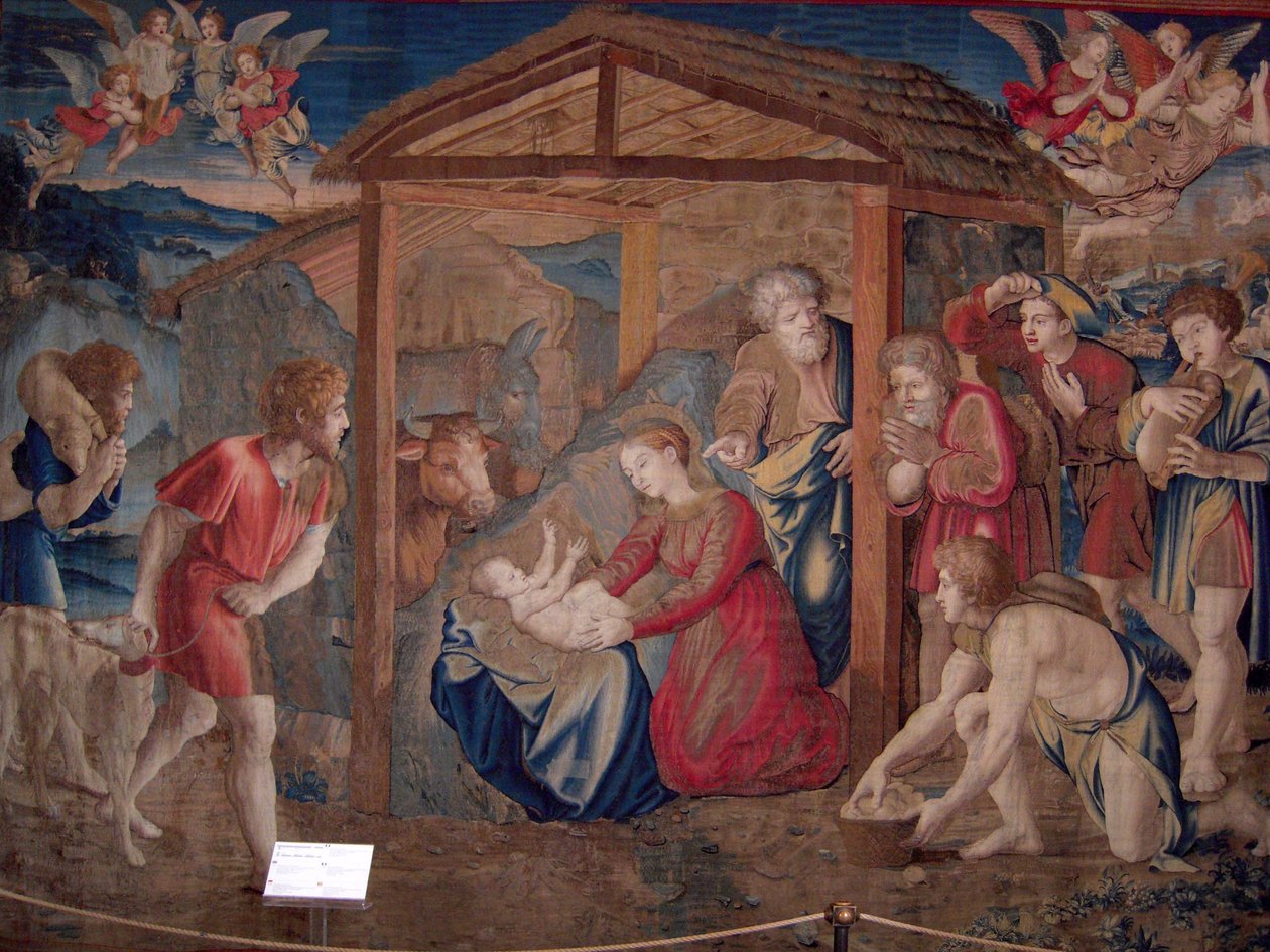 Tilbedelse av hyrdene av Raffaello Sanzio Raphael