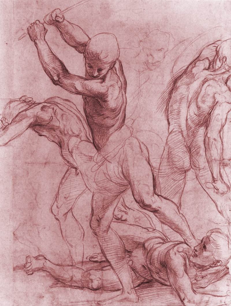 Fighting Men av Raffaello Sanzio Raphael
