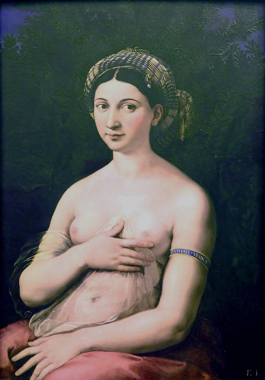 La Fornarina av Raffaello Sanzio Raphael