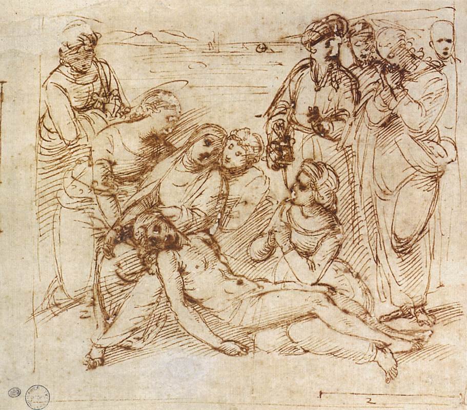Klagescene av Raffaello Sanzio Raphael