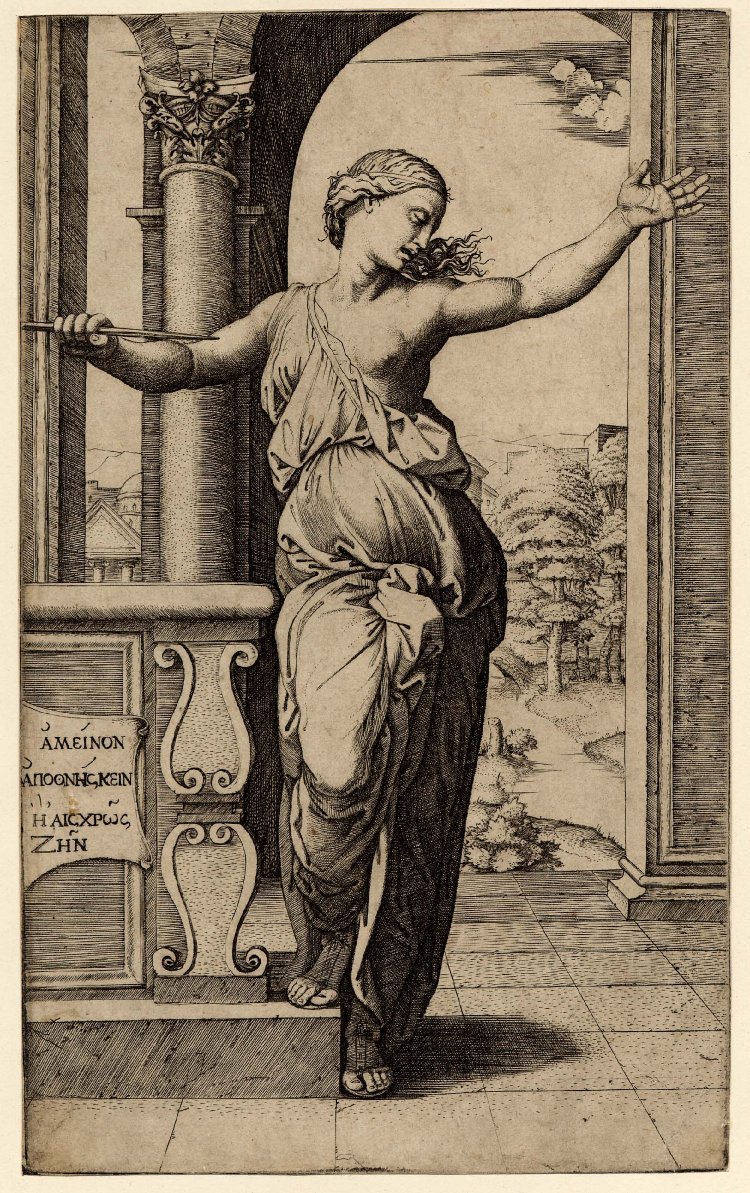 Lucretias selvmord av Raffaello Sanzio Raphael