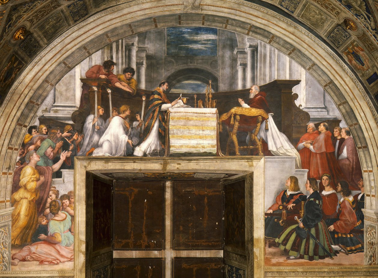Messe av Bolsena av Raffaello Sanzio Raphael