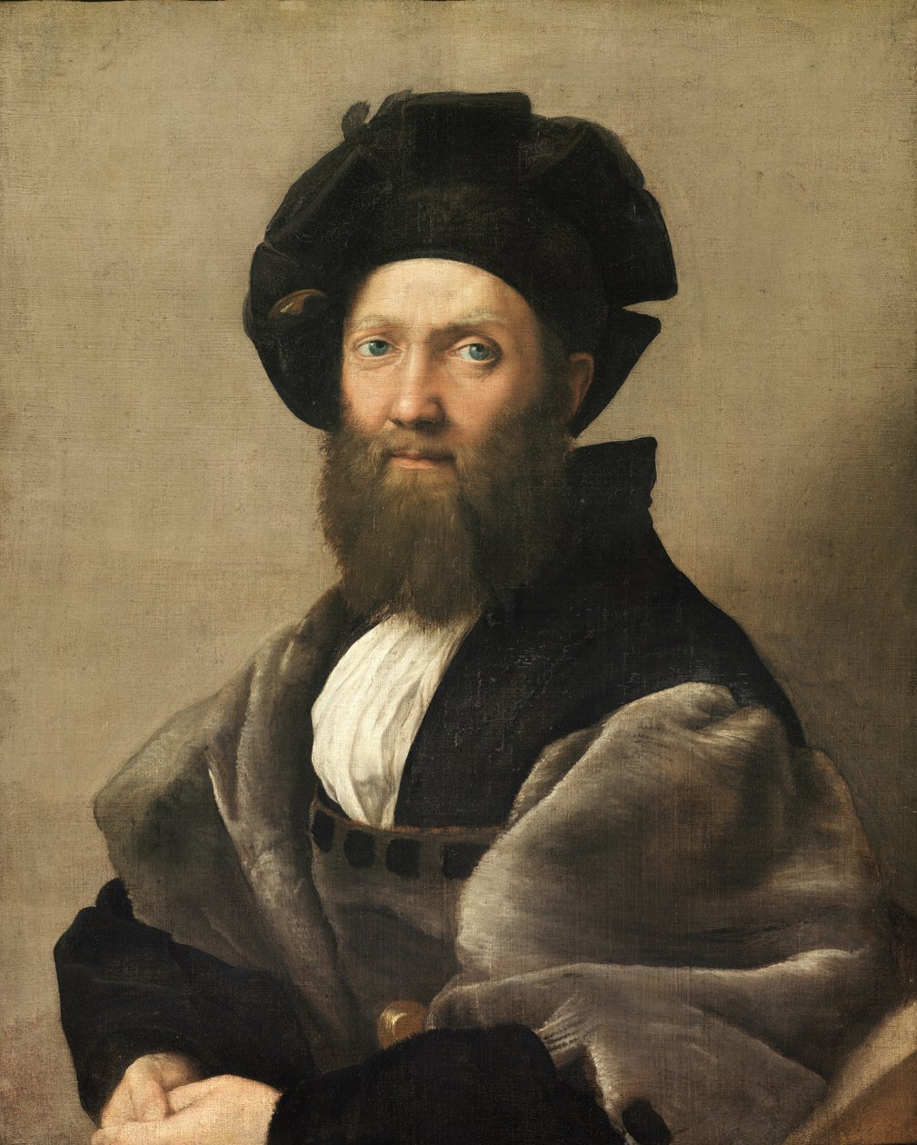 Portrett av Baldassare Castiglione av Raffaello Sanzio Raphael