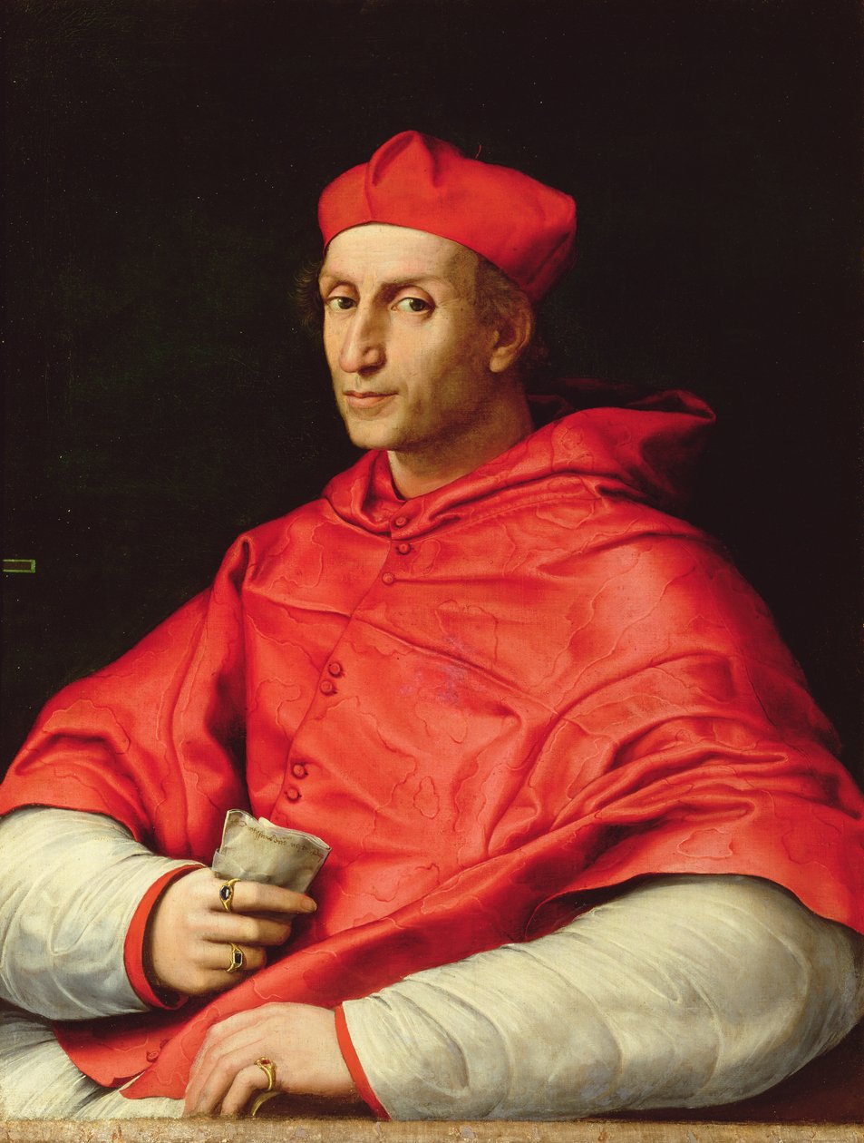 Portrett av kardinal Dovizzi av Bibbiena (1470-1520) av Raffaello Sanzio Raphael
