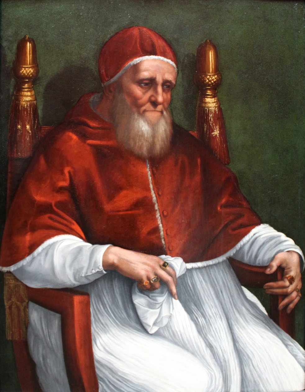 Portrett av pave Julius II av Raffaello Sanzio Raphael